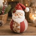 thumbnail image 1 of DIY Patchwork Fabric Character Doll Kit - Fun Needlework Set for Kids & Adults to Create Unique Holiday Keepsakes (Santa Claus), 1 of 8