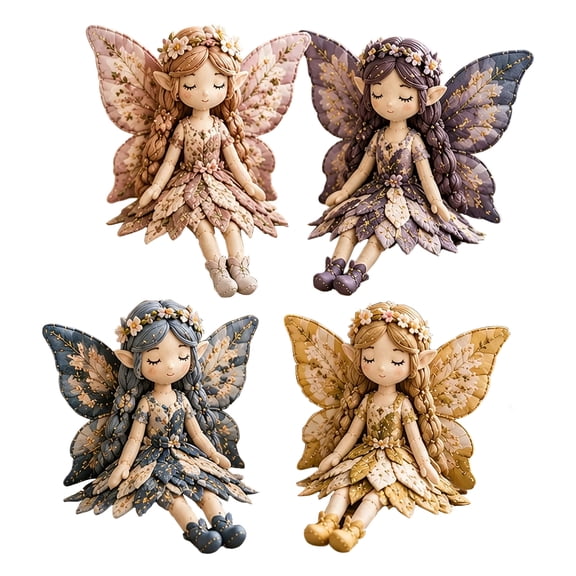 DIY Patchwork Fairy Kit, Dreamy Blossom Fairy Patchwork Set, Simple Operation Design For Adult And Teen Beginner Sewers (C)