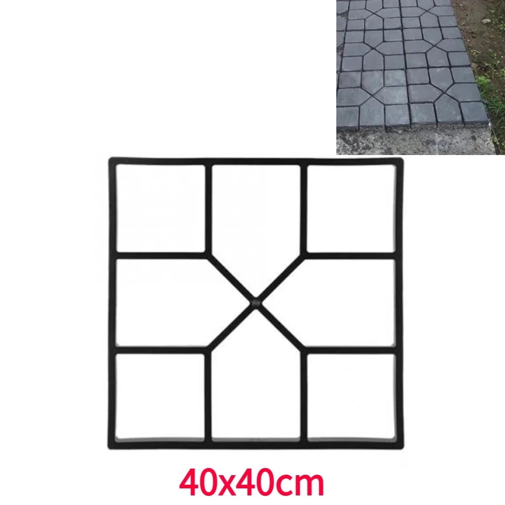 Picture Idea: DIY Path Maker Paver Molds Stone Brick Concrete Mold Concrete