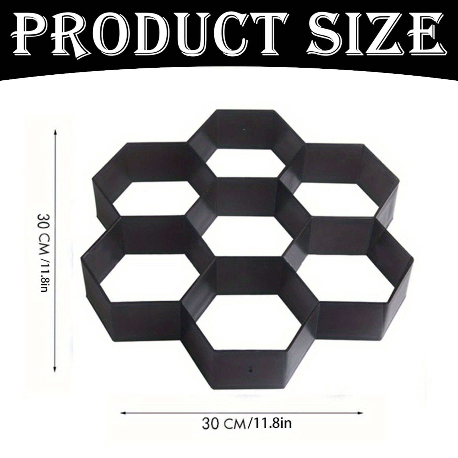 DIY Paving Mold, Reusable Concrete Pathway Mold Patio Garden Walkway ...