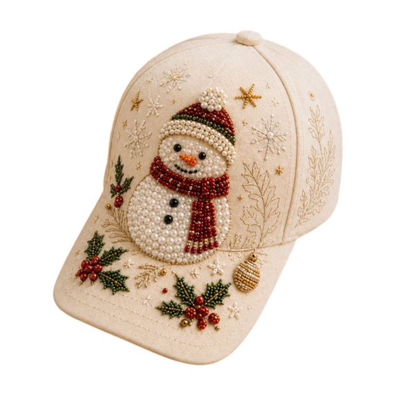 DIY Pearl Hat Craft Kit, Holiday Hand‑Making Decor Accessory