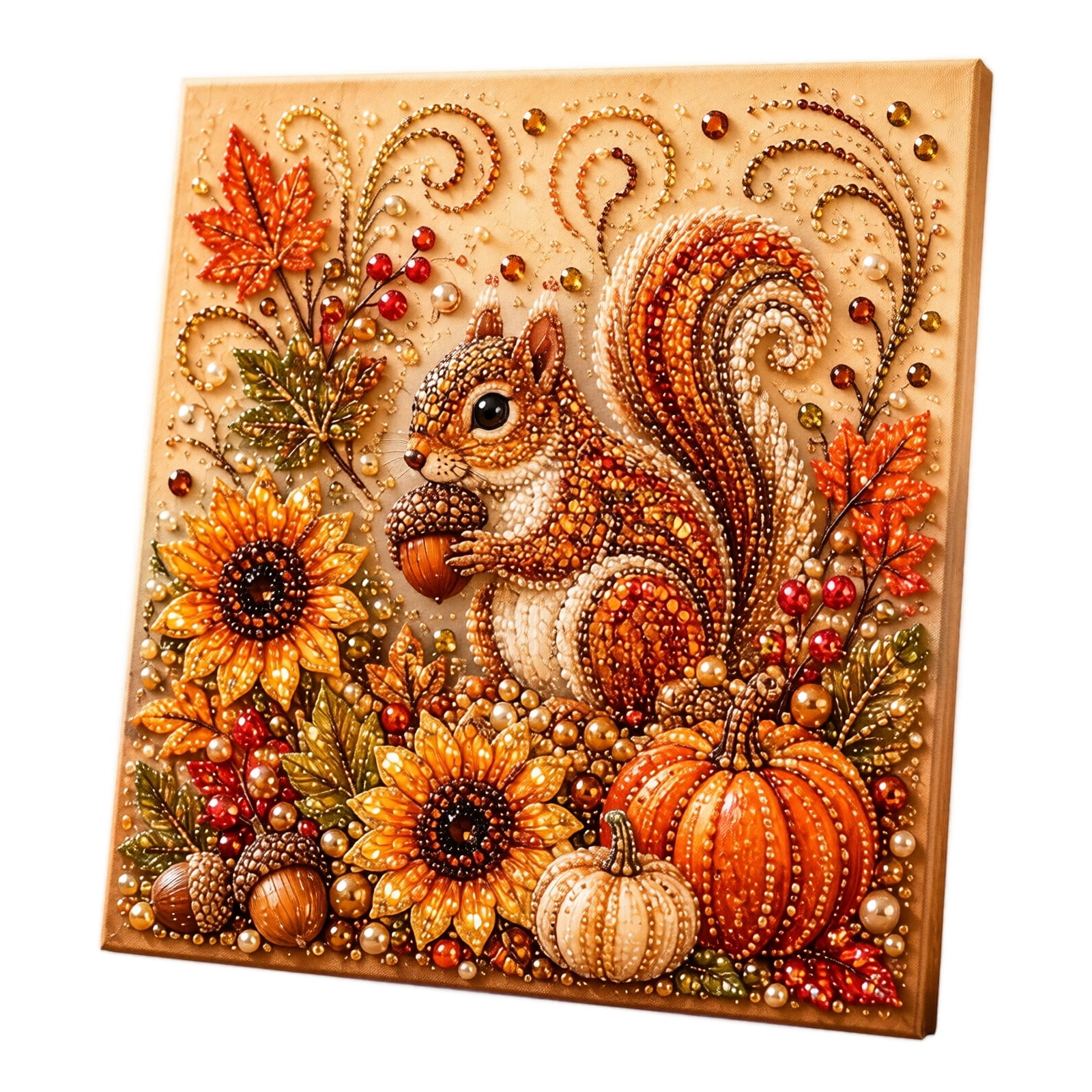 DIY Pearl Painting Art Kit, 12 Inch Seasonal Bead Craft for Home Decor ...