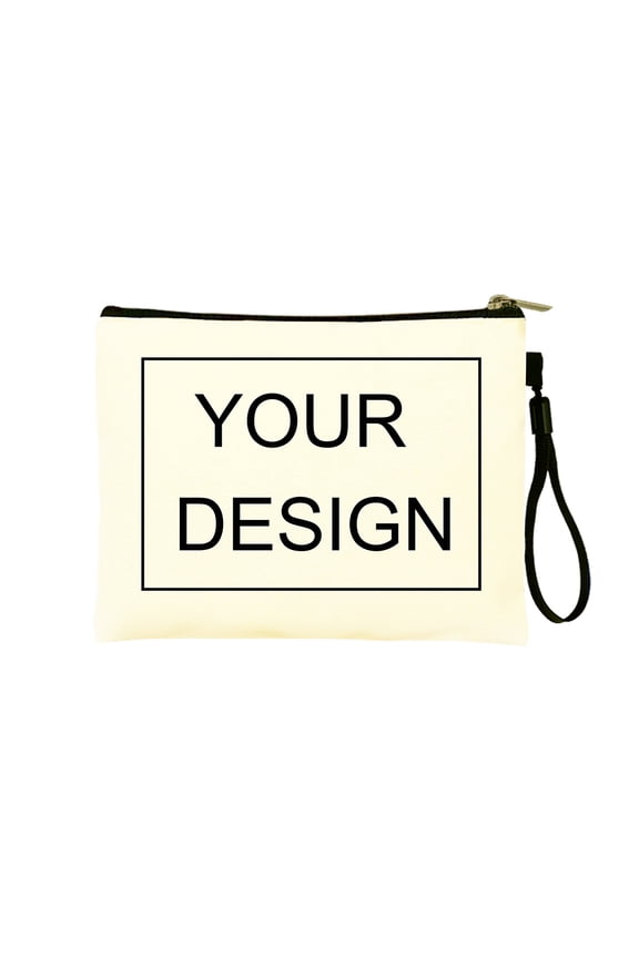 DIY Personalized Customized Photo/LOGO/Text/Picture Teacher/Birthday Gift Make up Bags Toilet Kit Cosmetic Bag Mini Makeup Pouch