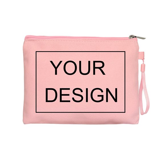 DIY Personalized Customized Photo/LOGO/Text/Picture Teacher/Birthday Gift Make up Bags Toilet Kit Cosmetic Bag Mini Makeup Pouch
