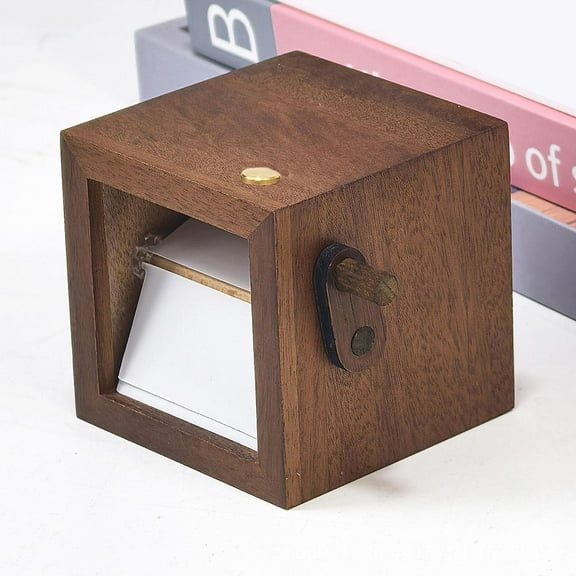 DIY Personalized Memorial Flip Book Photos Frame Hand-Cranked Wooden Animation Pictures Album Gift for Couples Valentine Birthday（8 sheets）