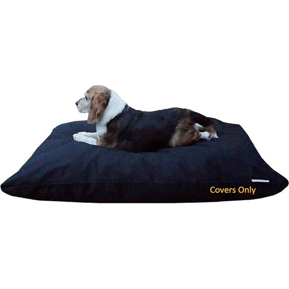 DIY Do It Yourself Pet Pillow 2 Covers: Pet Bed Duvet Zipper External Cover + Waterproof Liner Internal Case in Medium or Large for Dog and Cat - Covers only