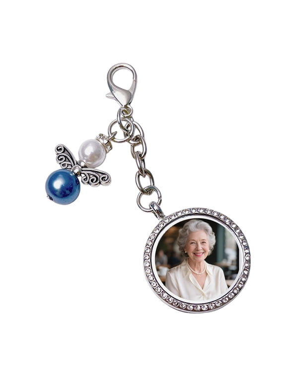 DIY Photo Locket Memorial Gifts Bouquet Charm Bridal Keepsake Necklace Pendants