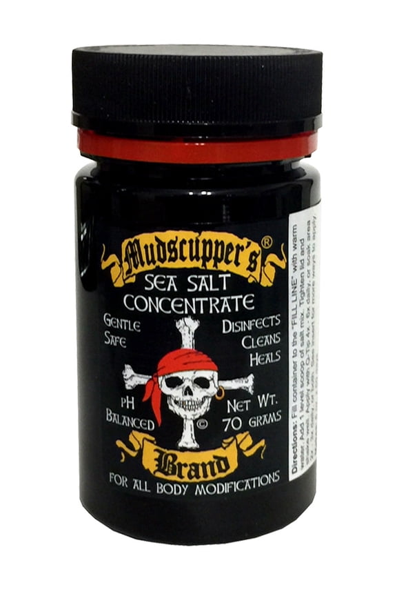 DIY Piercing Aftercare Spray - Piercing Sea Salt Mixture by Mudscupper's Inc.