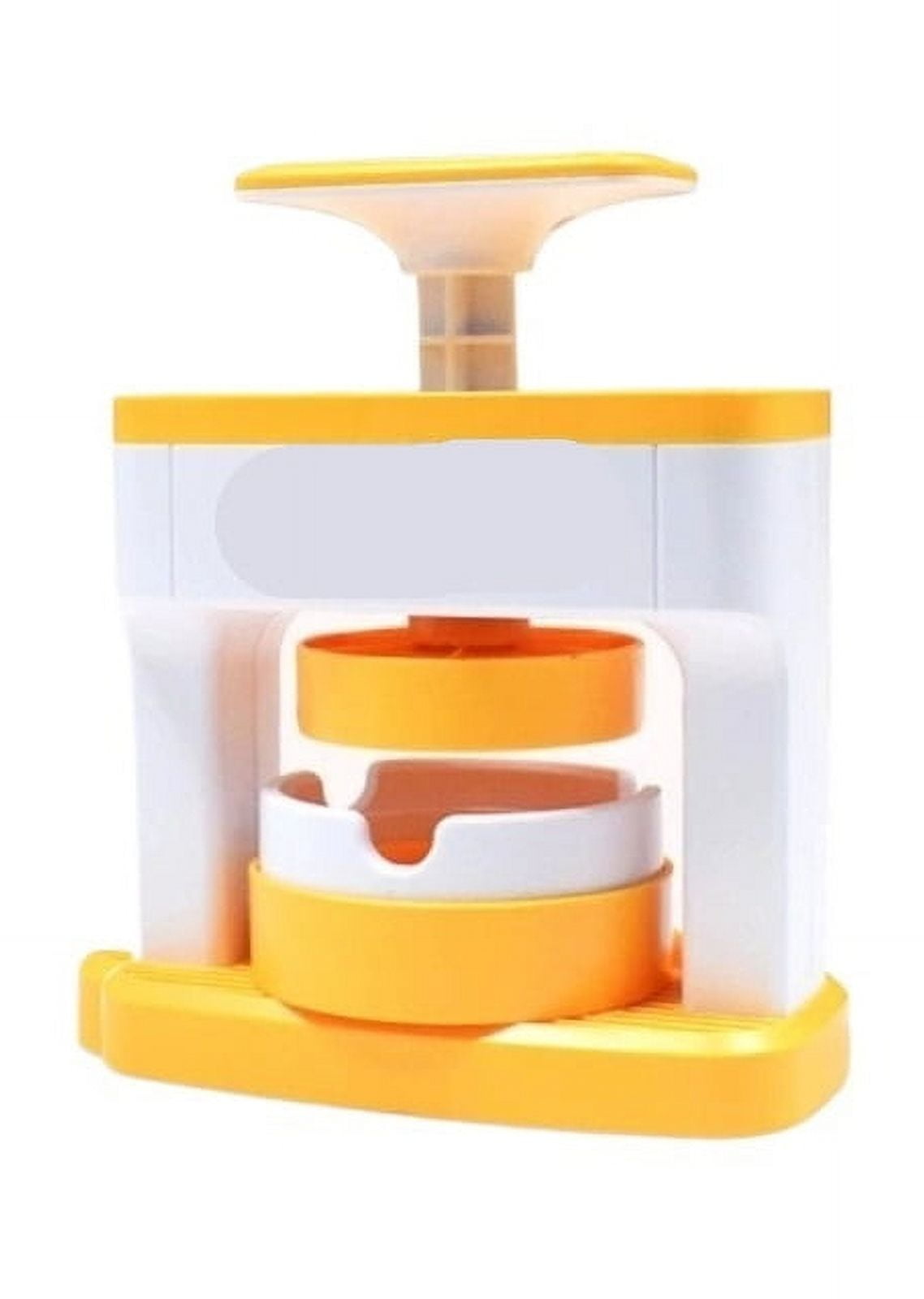 DIY Pin Badge Button Maker Mini Handheld Button Badge Press Machine with 30pcs Cute Stickers Button ,Beginner-Friendly