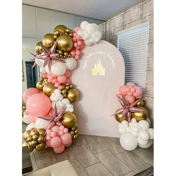 DIY Pink Princess Garland Kit, Birthday, Baby Shower, Bachelorette, Disney, Girly Party