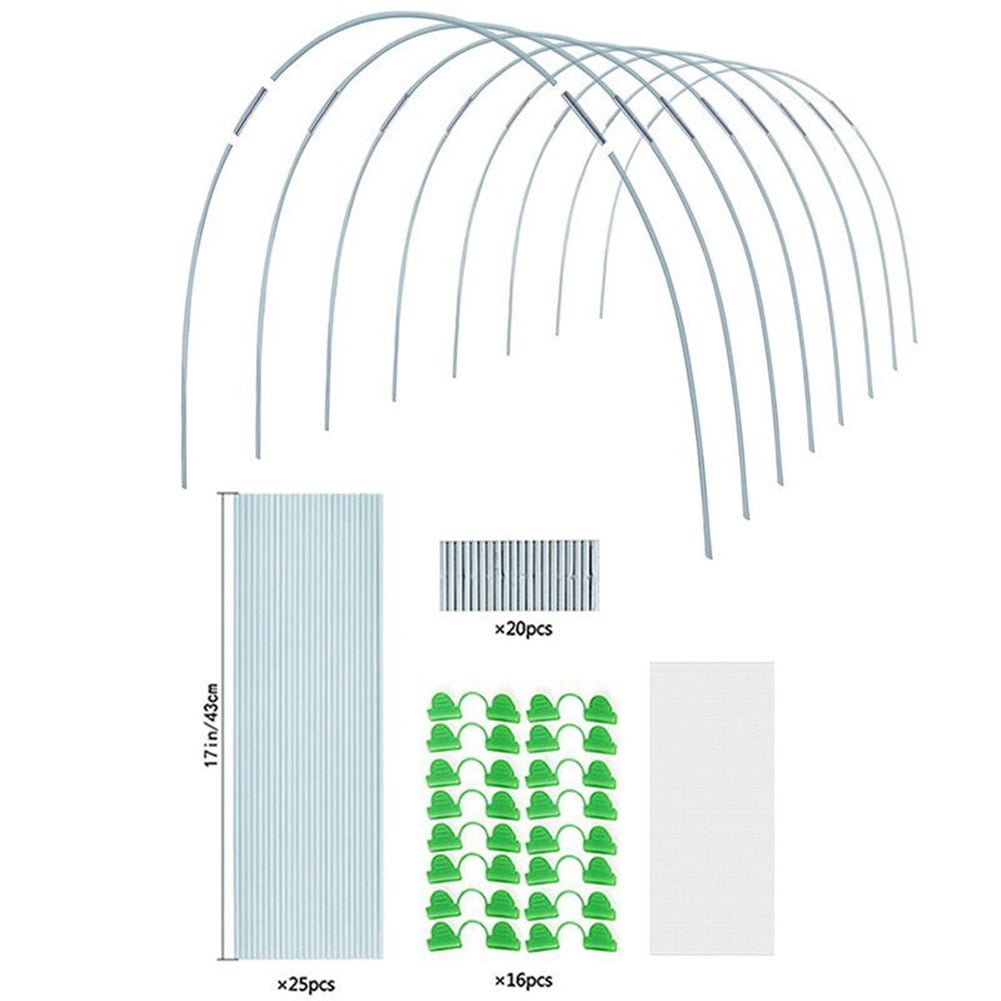 DIY Plant Support Fiberglass Support Hoops Frame Greenhouse Hoops For