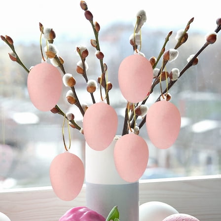 DIY Plastic Easter Eggs,Easter Egg Gifts Clearance by VOTRUDI,Graffiti Painting Kit for Kids, Colorful Easter Basket Stuffers and Party Favors,Pink