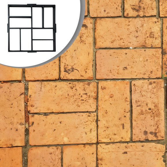 DIY Plastic Paving Mold for Concrete, for Parking Lot Garden Path, Reusable Tool for DIY Home Improvement, By MCZQSON