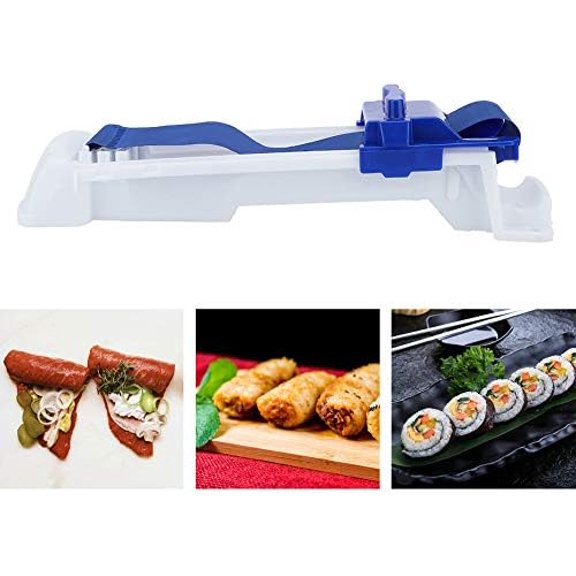 DIY Plastic Vegetable Meat Spring Roll Wrapper Vegetable Meat Rolling Tool Rolling Tool Sushi Maker Making Home Kitchen Tool (2 Trumpets)$$Home Decor, Kitchen, & Other