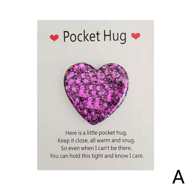 DIY Pocket Hug Heart Cards Valentines Day Gift Love Postcard Warm Greeting  Cards You E4W8 For Him Gifts Valentines Day Missing H P2N6