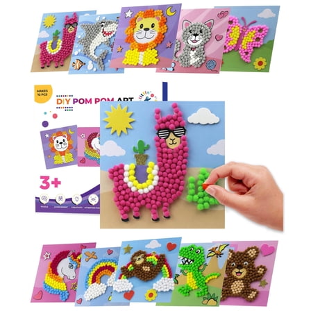 DIY Pom Pom Art - 10pcs ( Set 3)