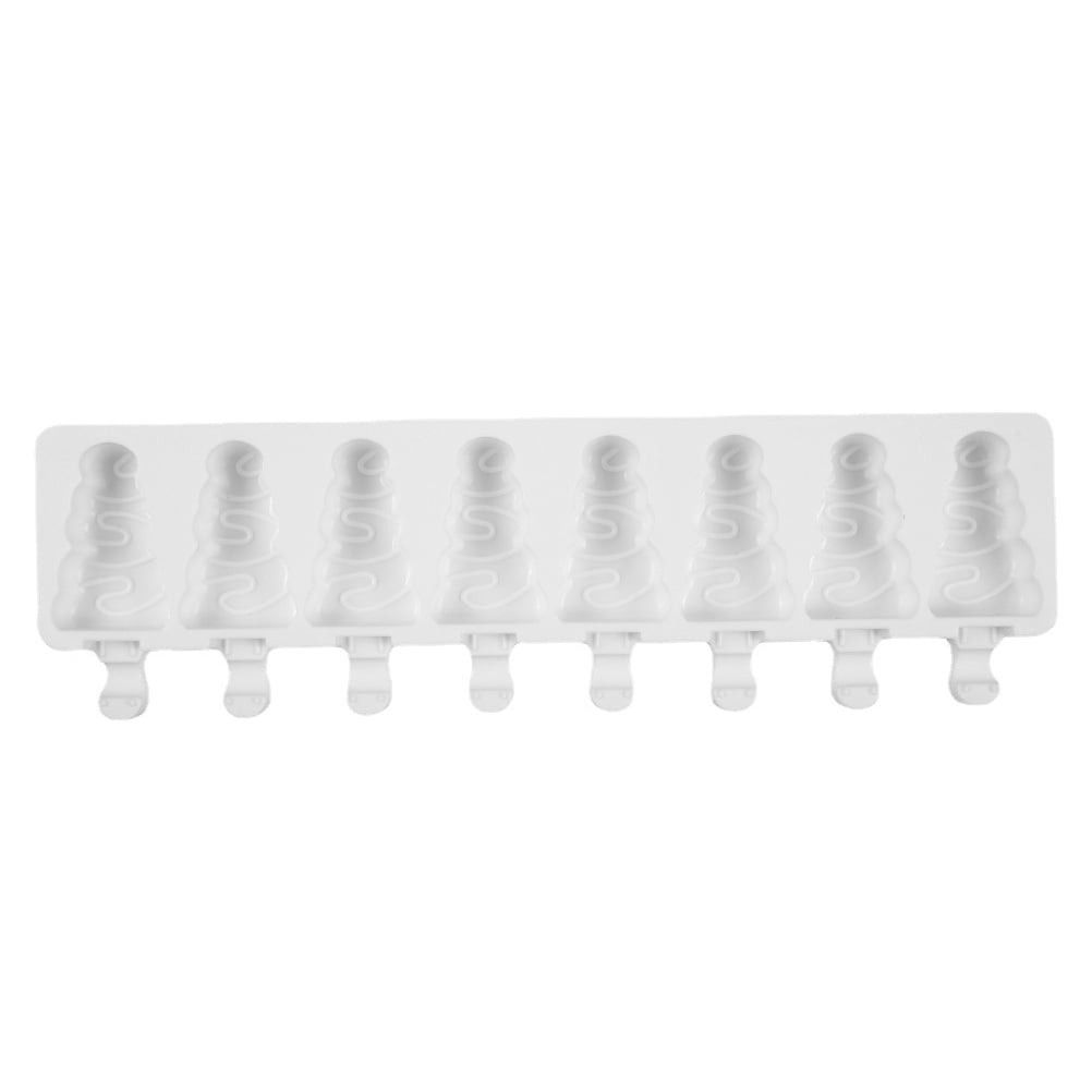 DIY Popsicle Mold Christmas Tree Shape Ice Cream Making Mold Silicone