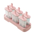 thumbnail image 1 of DIY Popsicle Mould - Colorful Ice Cream Maker with 6 Slots, Durable Plastic Freezer Mould, Easy Release for Homemade Ice Lollies, Ideal for Fruit Juices and Yogurt, Perfect for Family and Parties, 1 of 6