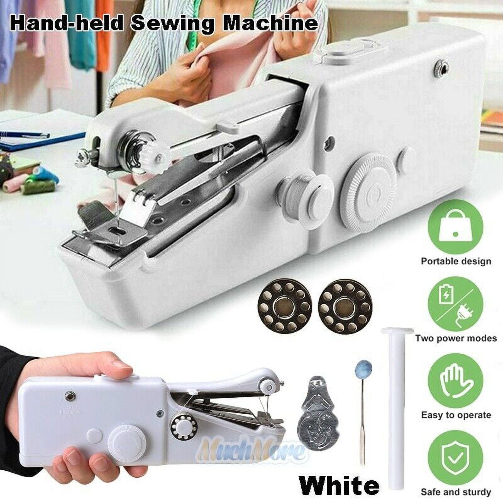 DIY Portable Hand-held Sewing Machine Smart Tailor Stitch with 126Pcs  Sewing Kit