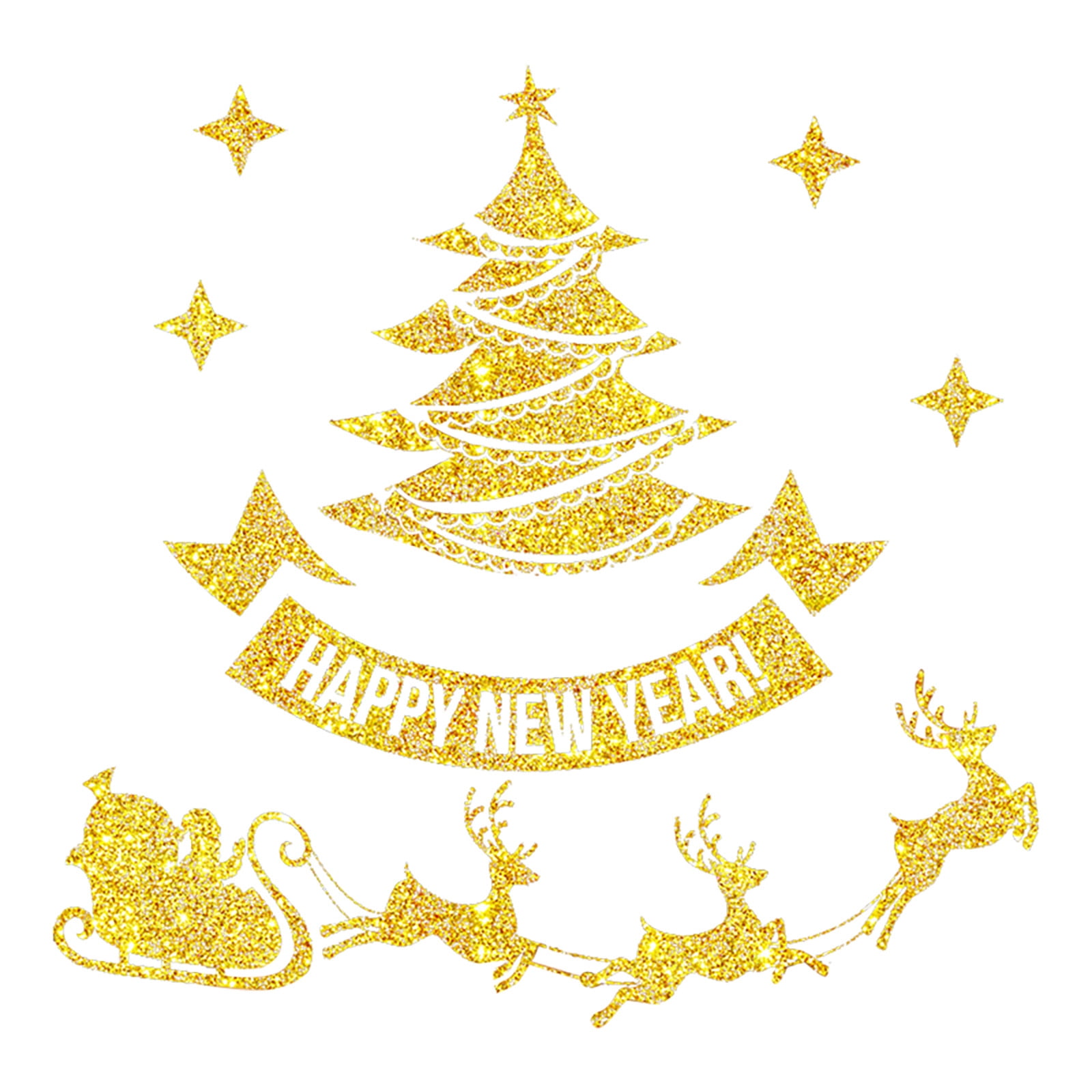 DIY Portable Window Decal Christmas Theme Snowflake Window Sticker Wall