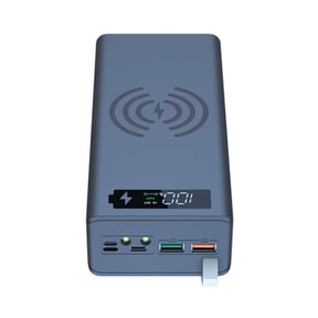DIY Power Bank Case Kit for 18650 Batteries, Welding-Free Dual USB Portable Charger Enclosure with Wireless Charging Option, PD Fast Charging Compatible