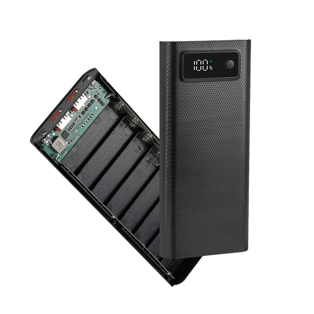 Power Source Box DIY Power Sources Box 18650 Battery Holder 8Slot,Easy Swaps Design with ...