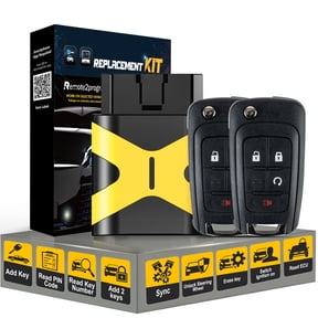 DIY Programmer/Add 2 Keys/Easy and Safe and Keyless Entry Remote Replacement for Chevy and GMC with FCC: OHT01060512 for No Working Remote