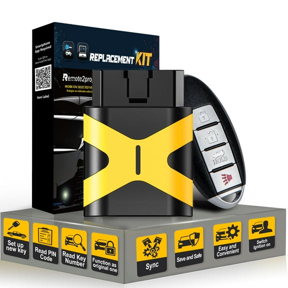 DIY Programmer OBD Tool Smart Proximity Keyless Entry Remote Replacement for 2007-2012 Nissan Sentra KBRASTU15, CWTWB1U758