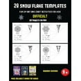 thumbnail image 1 of DIY Projects for Kids: DIY Projects for Kids (28 snowflake templates - Fun DIY art and craft activities for kids - Difficult) : Arts and Crafts for Kids (Series #39) (Paperback), 1 of 1