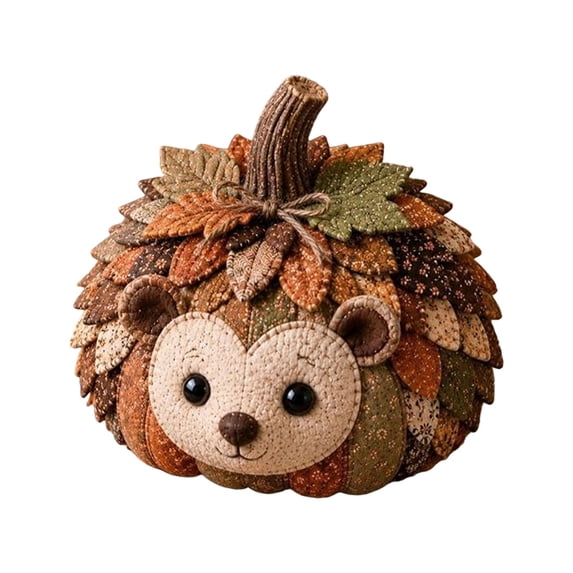 DIY Pumpkin Sewing Kit for Adults Halloween Quilting Craft Set, Fabric Sewing Supplies for Home Decor Projects, Beginner to Advanced Crafters, 20 x 3 cm Cloth Material, 20*15*3cm, Style E