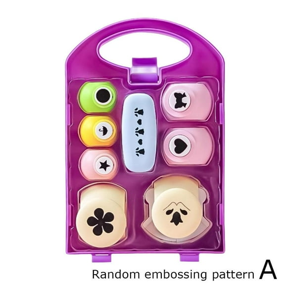 DIY Puncher Craft Set – Creative Shape Hole Punch Set with Leaf, Butterfly, Star, Heart & Flower Cutters for Scrapbooking and Paper Crafts