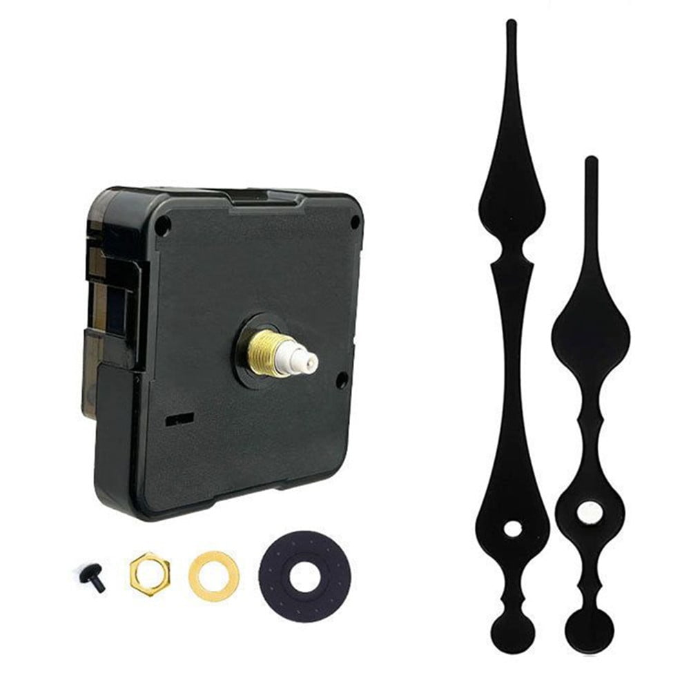 DIY Quartz Clock Movement Kit with Long Hands for Wall Clocks