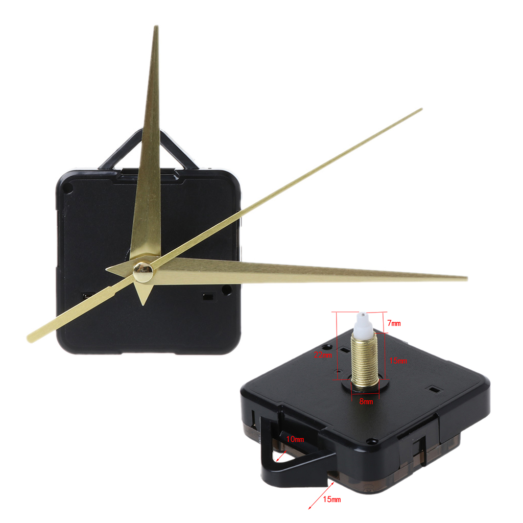 DIY Quartz Clock Movement Silent Kit Set Battery Powered Mechanism ...