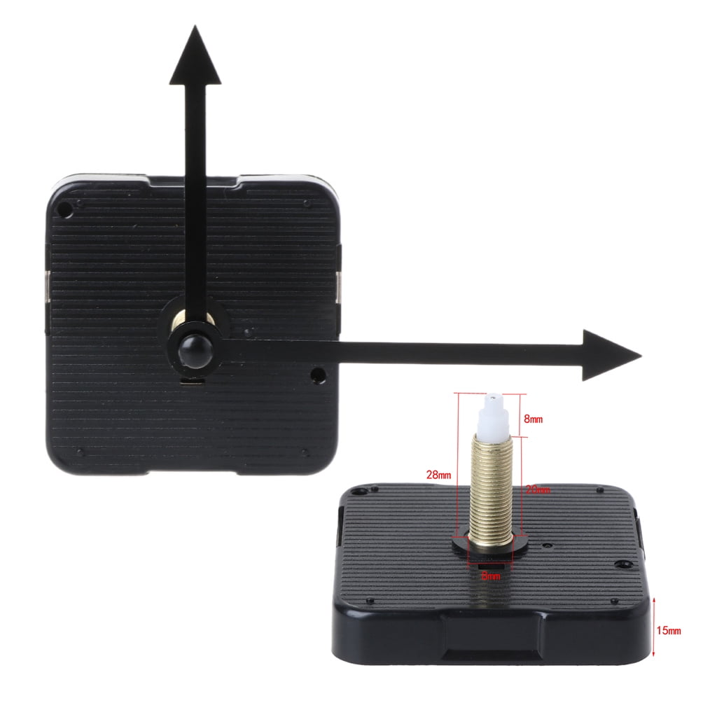 DIY Quartz Clock Movement Silent Kit Set Battery Powered Mechanism ...