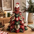 thumbnail image 1 of DIY Quilted Christmas Tree Kit, 3D Fabric Patchwork Craft Set for Beginners, DIY Christmas Tree Kit, 3D Fabric Patchwork, Quilting Craft, Handmade Tabletop Holiday Decor, Christmas Gift, 1 of 7
