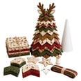 thumbnail image 1 of DIY Quilted Christmas Tree Kit Complete Sewing Set with Pattern Instructions, Beginner Friendly Fabric Craft for Adults Teens,D, 1 of 5
