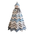 thumbnail image 1 of DIY Quilted Christmas Tree Kit, Fabric Quilting Patchwork Handmade, 3D Layered Ornament Sewing Set Gift for Adults, B, 1 of 5