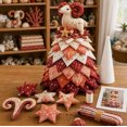 thumbnail image 1 of DIY Quilted Zodiac Tree Kit, Beginner Friendly Handmade Tabletop Ornament, 1 of 6