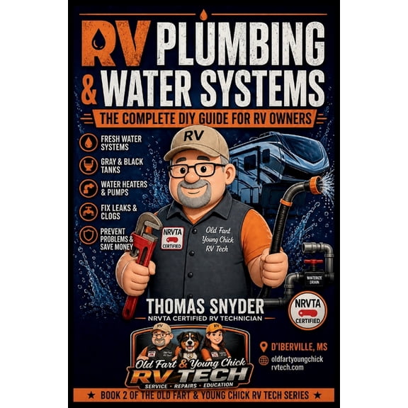 DIY RV RV Plumbing Troubleshooting: The Complete DIY Guide for RV Owners - Understand, Diagnose & Fix Your RV Plumbing System, Book 2, (Paperback)