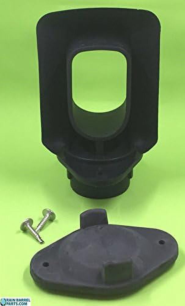 DIY Rain Barrel Diverter Parts For 2X3, 3X4 And Round Downspouts (Diverter, Winter Cover Plate