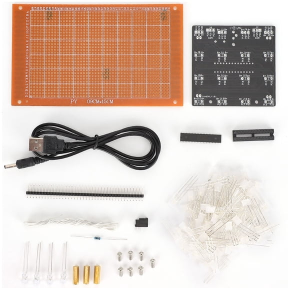DIY Red Blue Color Production Fog LED Lamp Light Parts Module Electronic Circuit Board Kit
