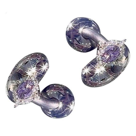DIY Removable Earphone Decorations Glittering Imitation Rhinestones Clip For Open Ear Headphone Jewelry Upgrades