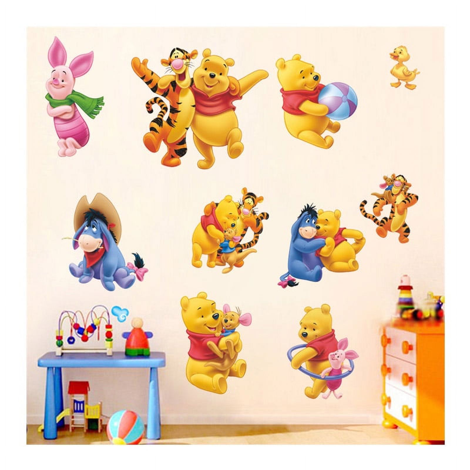 DIY Removable Winnie The Pooh Wall Sticker Vinyl Art Decals Nursery Kids Baby Bedroom Home Decor