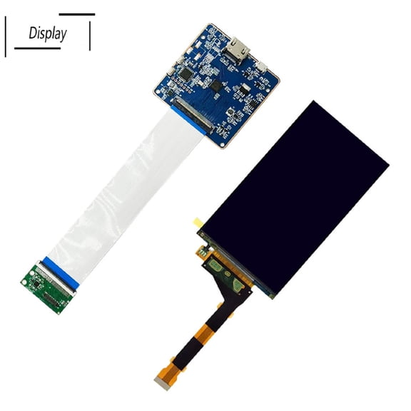 DIY Repaiting LCD Display Screen HDMI Driver Board Replacement 5.5 inch LS055R1SX04 1440X2560/2K for Smart Watch, Video Games, 3D Printer