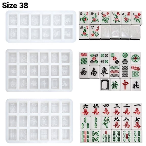 DIY Resin Crafting Kit for Personalized Game Tiles & Family Game Nights