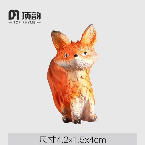 DIY Resin Crafts Little Prince Cake Ornaments Fox Handicraft Cartoon Model Home Living Room Micro View Desk Room Decorations