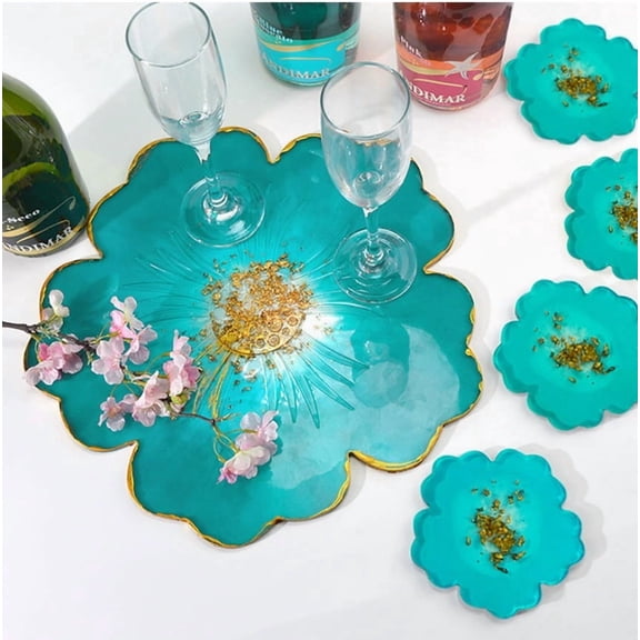 DIY Resin Tea Coaster Kit - Create Your Own Unique Coasters for Home Decor