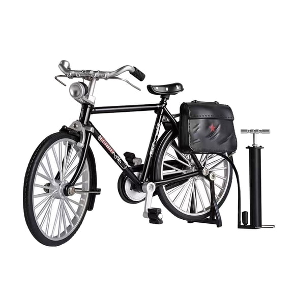 DIY Retro Model Scale Kit for Kids - Miniature Toy Assembled Finger Bike Models Educational Novelty Toy