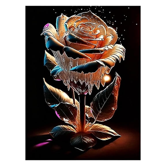 DIY Rhinestone Art Canvas Kit 40×50cm – Sparkling Acrylic Crystal Mosaic Craft for Home Wall Decor & Creative Gift