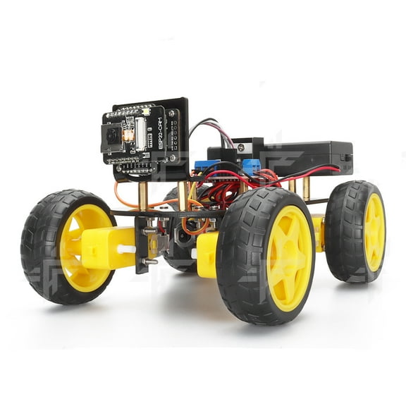 DIY Robot Car for 4WD Wifi ESP32 CAM ,Easy Assembly Kit with Camera